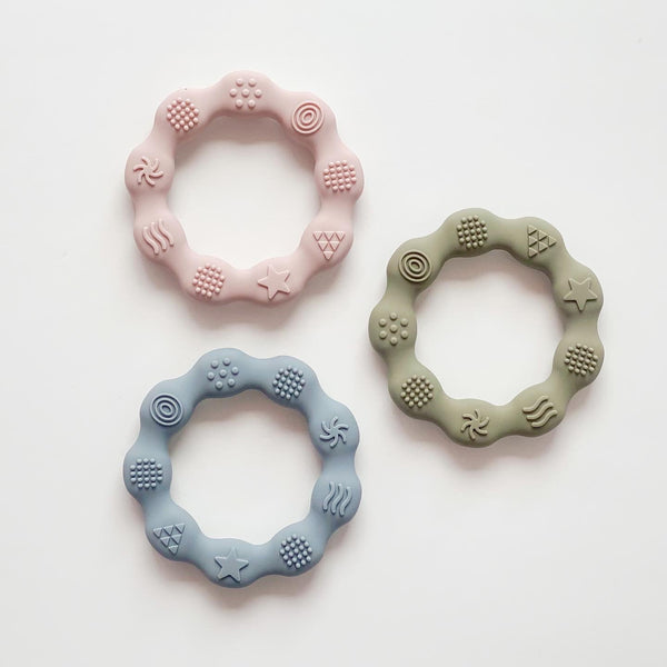 SILICONE ROUND TEETHERS