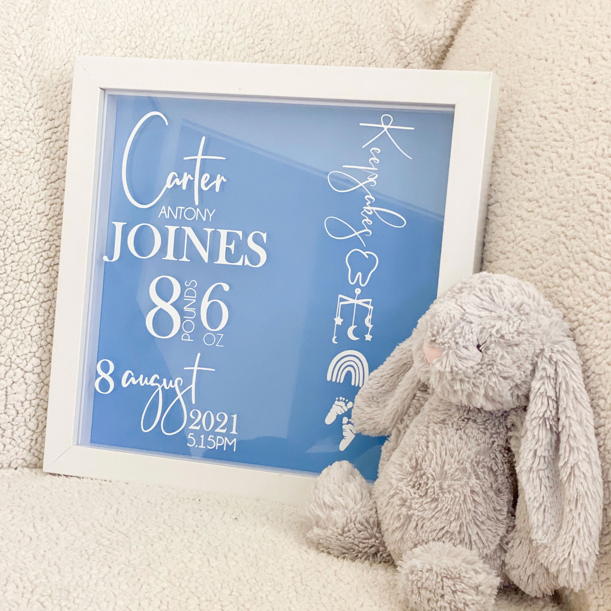 BABY KEEPSAKE FRAMES