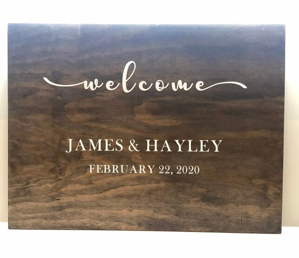 WEDDING WELCOME BOARD TEXT